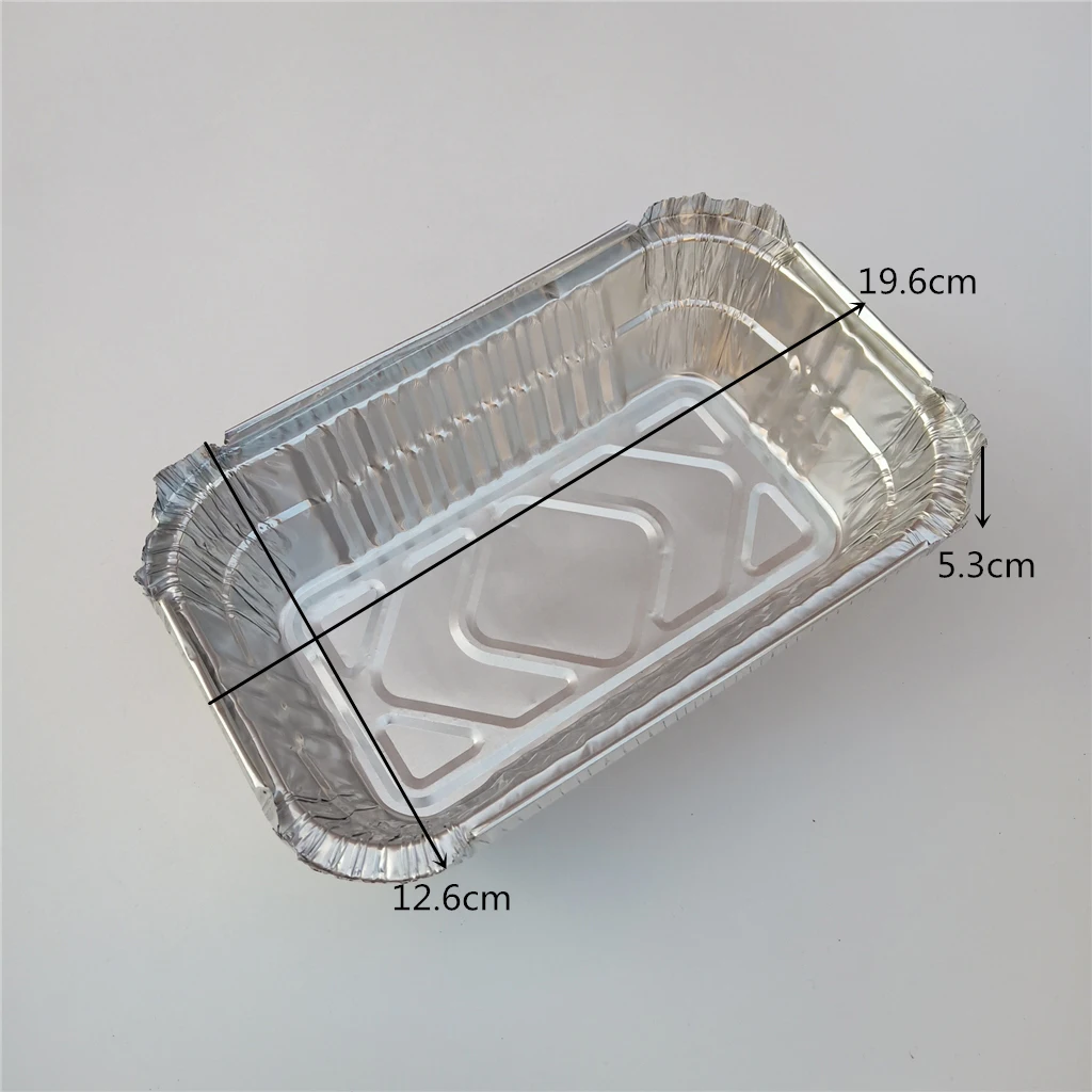 40Pieces Disposable Aluminum Foil Grill Drip Pans for BBQ Weber Grills 700ml