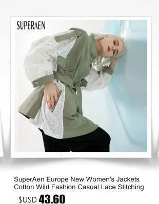 SuperAen куртки Европейского фасона для женщин осень и зима новые дикие Дамские куртки кожаные с отворотом леопардовая молния женская одежда