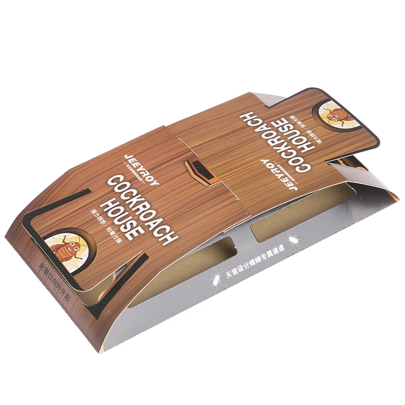 10Pcs Cockroach House Cockroach Trap Repellent Killing Bait Strong Sticky Catcher Traps Insect Pest Repeller Eco- friendly