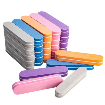 

1pcs Double-sided Mini Nail File Blocks Nail Sanding Buffers File For UV Gel Hot Sale Nail Files Manicure Nail Art Tools