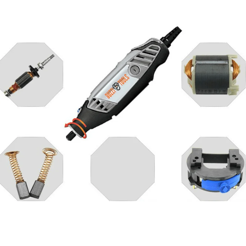 Power Tool Parts Replace for Bosch dremel Engraving Machine 3000 Rotor Stator Carbon Brush