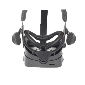 

Magnetic VR Eye Mask Cover Stand with Nose Pad for Valve Index VR Headset Leather Sweat-proof Face Cushion Mask Mat Bracket