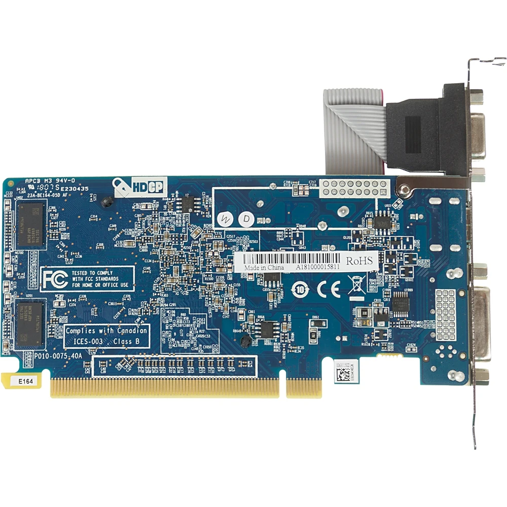 Видеокарта Sapphire PCI-E 11233-01-10G AMD R5 230 1024Mb 64b DDR3 625/1334 DVIx1/HDMIx1/CRTx1/HDCP B