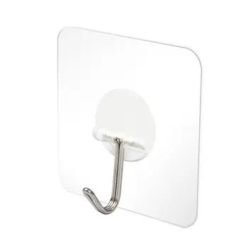 

Hanger Hook Suction Cup Adhesive Wall Vacuum Sucker Heavy Bathroom TransparentLoad Rack Stainless Steel Transparent
