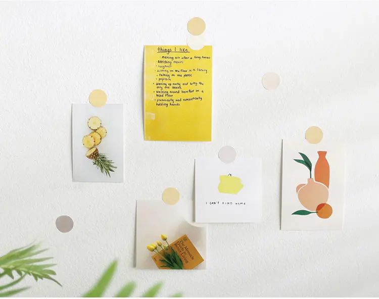 Цветная палитра многофункциональная наклейка на заказ круглые декоративные наклейки-указатели дневник стационарные хлопья скрапбук DIY