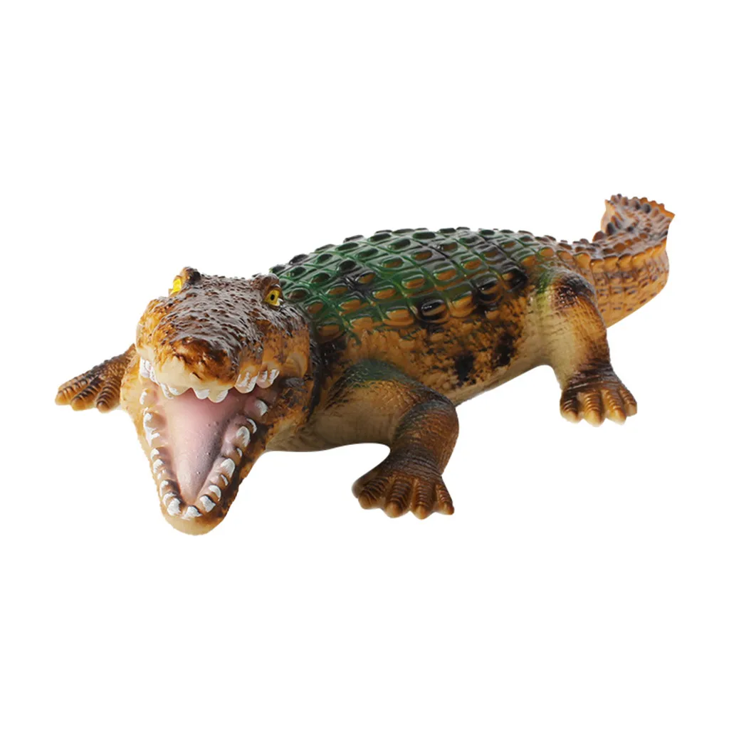 Детские игрушки Animaux En Plastique Crocodile Animales Juguete дикая природа Нил крокодилы фигурка модель игрушки подарки фигурка L930