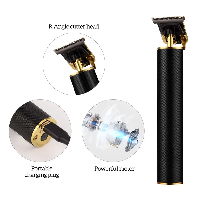 USB Перезаряжаемый триммер для волос Беспроводная Парикмахерская резная машинка