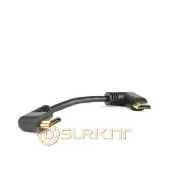 

6cm Right Side to Left Side HDMI Patch Cable Short V2.0 for Raspberry Pi Screen