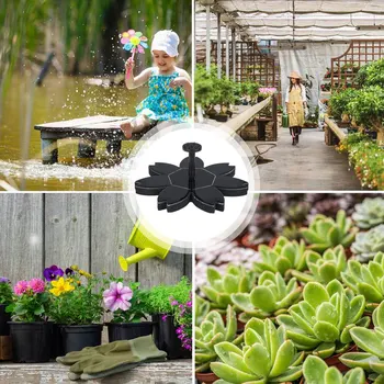 

Plastic Fountain Pond Water Pump Sprayer Head Set Accessories Waterfalls Display Solar Powered Sprinklers Multifunction Nozzle