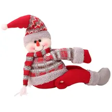 Рождественское украшение домашних штор Пряжка мультфильм Пряжка для кукольной одежды окно дисплей украшение Рождественский подарок