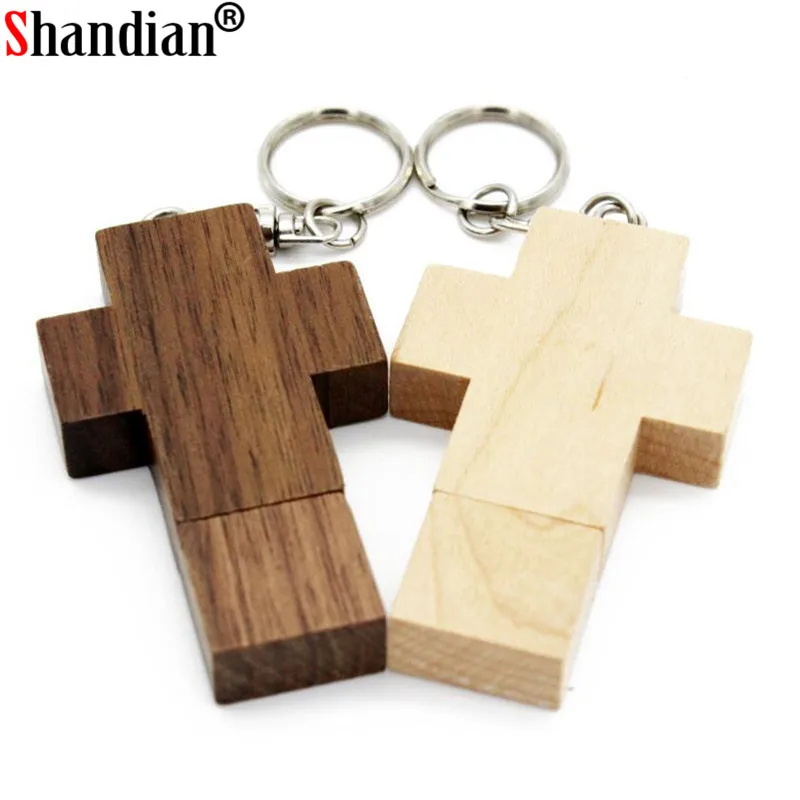 SHANDIAN (Бесплатный Пользовательский логотип) usb накопитель в виде деревянного