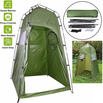 

New Portable Privacy Shower Toilet Camping Pop-Up Tent Camouflage UV Function Outdoor Dressing Tent Photography Privacy Tent D30