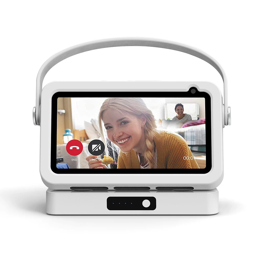 Battery Base for Echo show 5 Portable charger for Echo show 5 holder Rechargeable Backup Battery Echo show 5 Portable case
