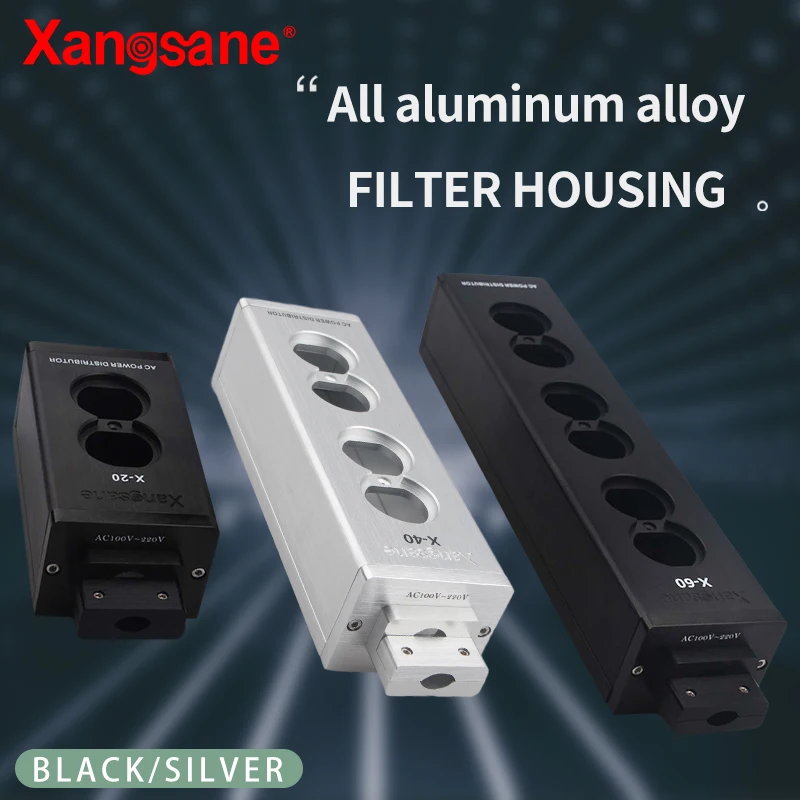 Xangsane aluminum alloy power filter shell black