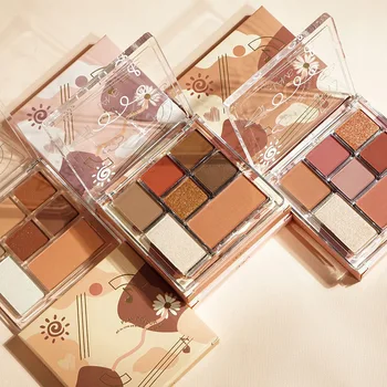 

Seven-Color Eye Shadow Blush High Light Trimming Multi-functional One-piece Multi-color Eyeshadow