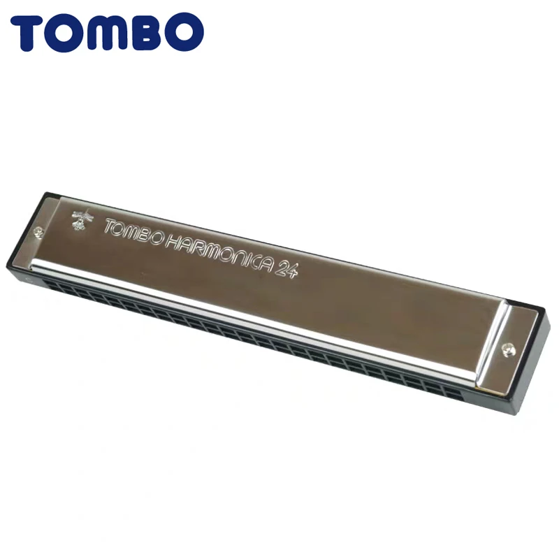 Tombo 3124 Tremolo Harmonica 24 Hole 48 Tone Blues Harp