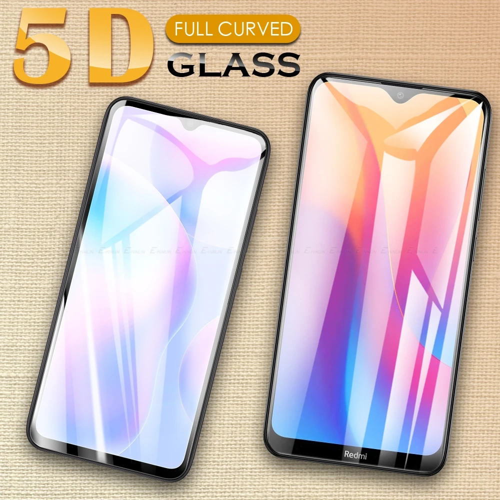 5D Curved Edge Full Cover Tempered Glass For Xiaomi Redmi 7A 8A 9A 9i 9C NFC Screen Protector Protective Film | Мобильные телефоны
