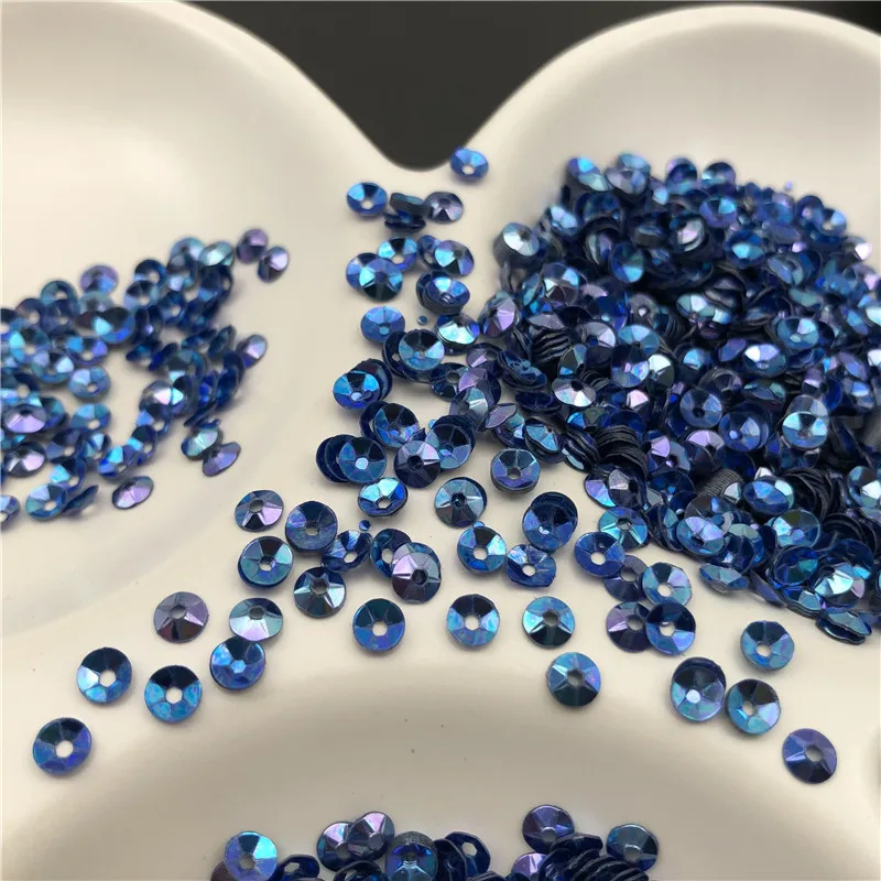 PVC Deep Cup Sequins Glitter Paillettes For Clothes Hat Shoes Kids DIY Crafts Handmade Accessory 30g 3mm 4mm 5mm sequins for crafts,sequin embroidery accessories,sequin sewing accessories,sequins accessories,sequins jewelry accessories