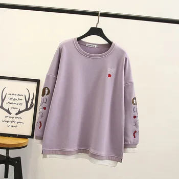 

sweater female loose lazy wool knit high Gray collar large size solid color White