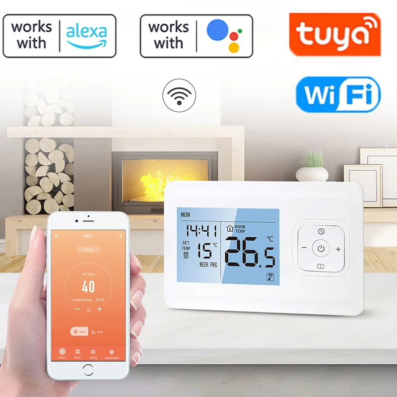 Wifi Smart Thermostat Programmable Temperature Controller For Water Gas