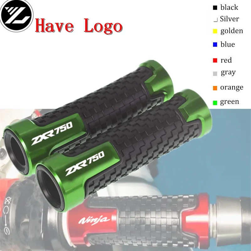 

7/8 "22mm motorcycle accessories handle CNC grip bar ends for Kawasaki ZXR750 ZXR 750 1989-1995