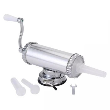 

AFBC 2 LBS Sausage Stuffer - Horizontal Kitchen Stuffing Maker Stainless Steel Meat Sausage Machine for Household Commercial