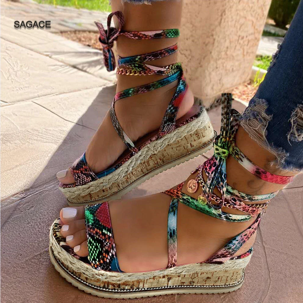 Sandals for Women Casual Summer,2021 Platform Closed Toe Sandals Ankle Buckle Strap Athletic Outdoor Hiking Sandals