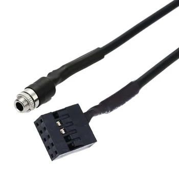 

Hot Accessories Durable Car Audio Music ABS Input Interface Aux Cable Connetor 3.5mm E46 98-06 Female Socket Wire Harness Adapte