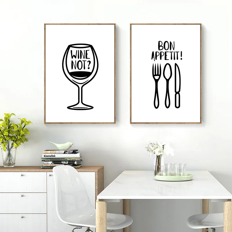 Black-White-Bon-Appetit-Quote-Art-Canvas-Painting-Poster-Print-Kitchenware-Modular-Wall-Pictures-Living-Room (3)