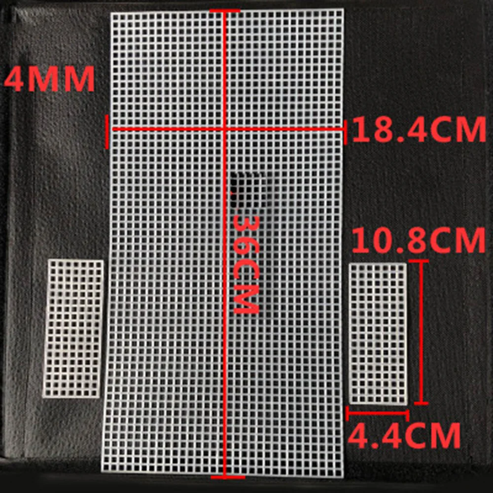 6Pcs/set Auxiliary Weaving Plastic Mesh Kit DIY Bag Accessories Weaving Helper White Net Cover For Plastic Handbag