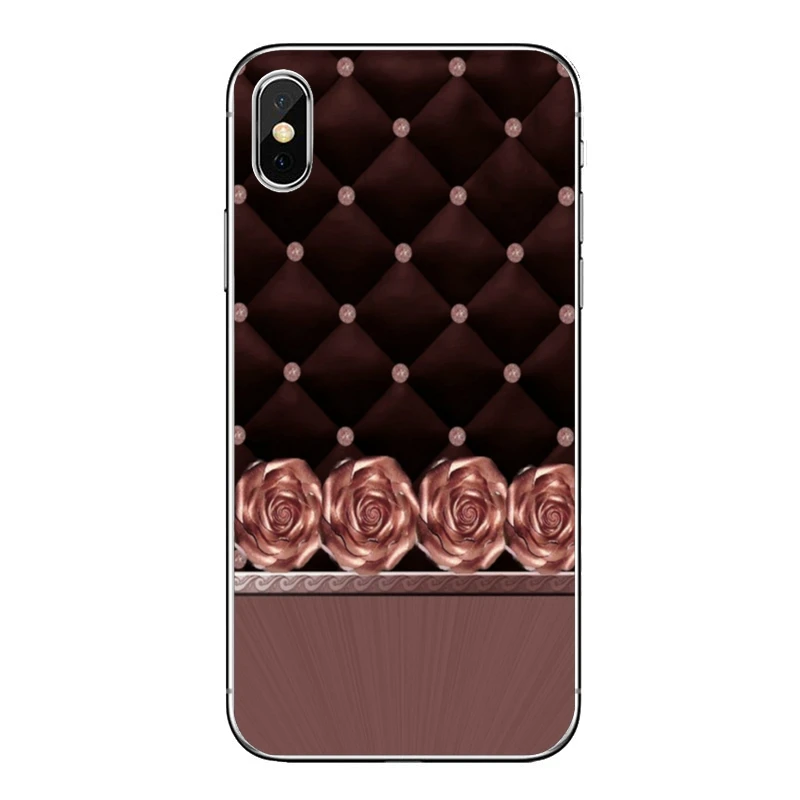 Черный золотой цветочный узор для huawei mate 20 10 9 P30 P20 P10 P9 pro Lite P Smart plus чехол - Цвет: gold-flower-A-17