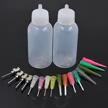 30ml Fashion Henna Kit Applicator Bottle Tattoo Body Art Nozzle Drawing Making Tool Set Refillable Bottles Tattoo Accessories