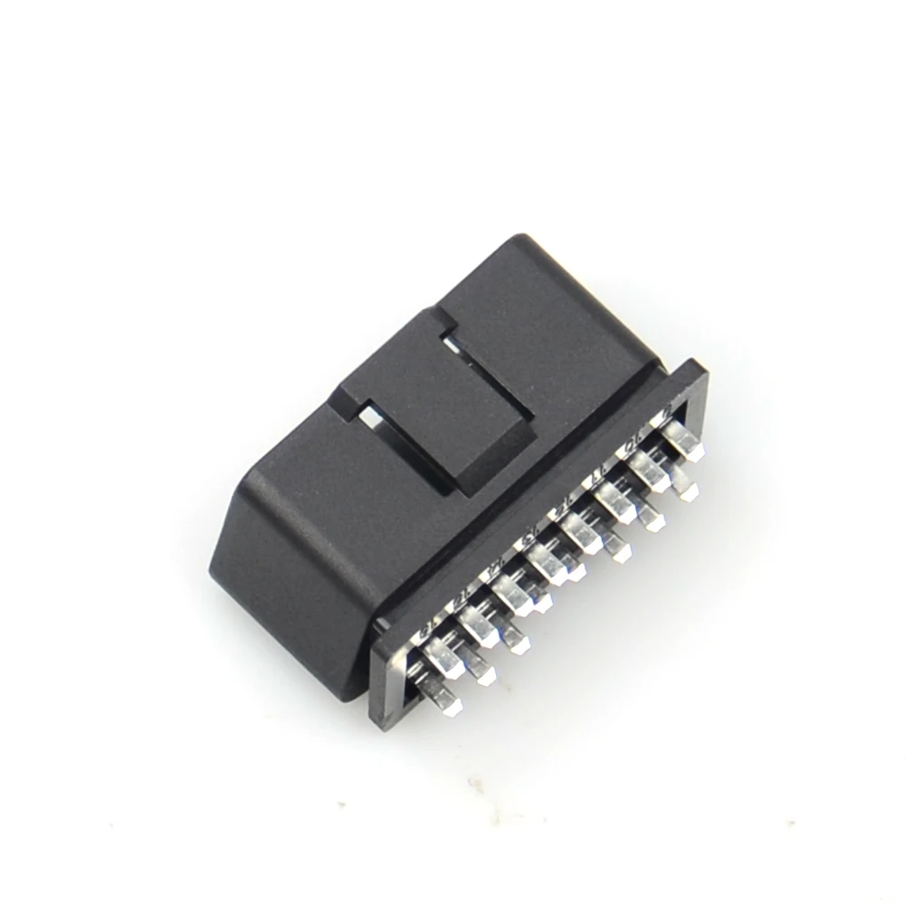 OBD2 Connector 16 Pin Automobile Female Socket