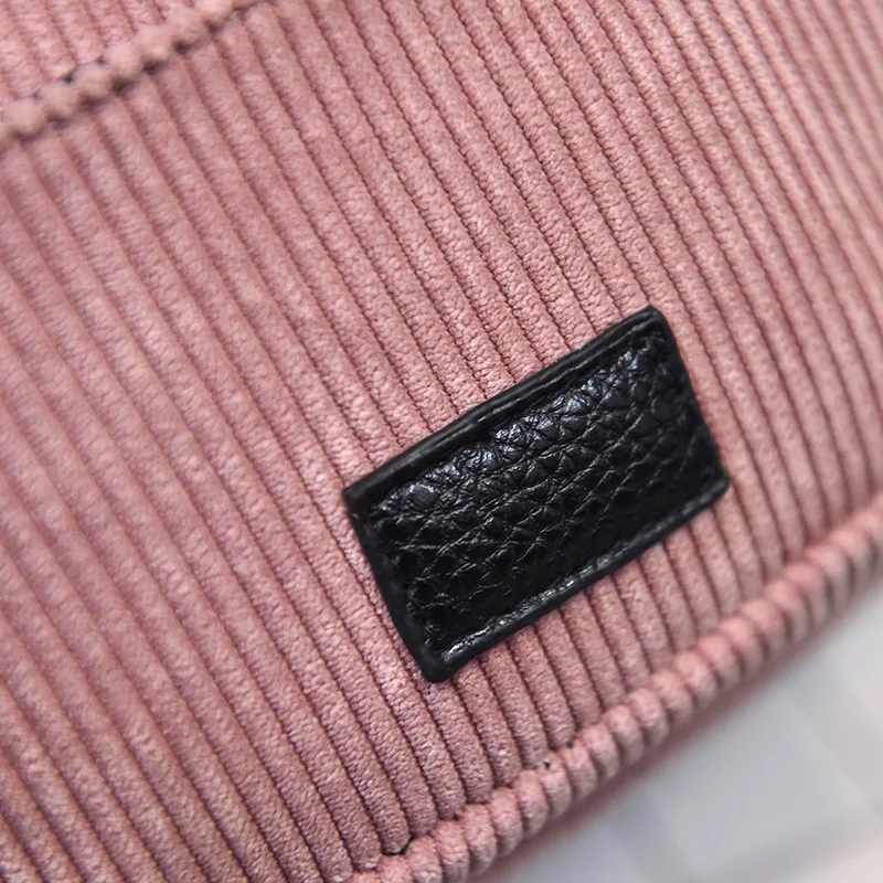 Women Mini Backpack Corduroy Small Crossbody Bag For Teenage Girl Striped Soft Cloth Fabric Shoulder Bag Ladies Kids Phone Purse 5