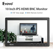 Eyoyo EM10W 10,1 дюймов ips 1366x768 HD CCTV монитор безопасности с динамиком HDMI ЖК-экран VGA BNC AV USB для компьютера ПК Дисплей