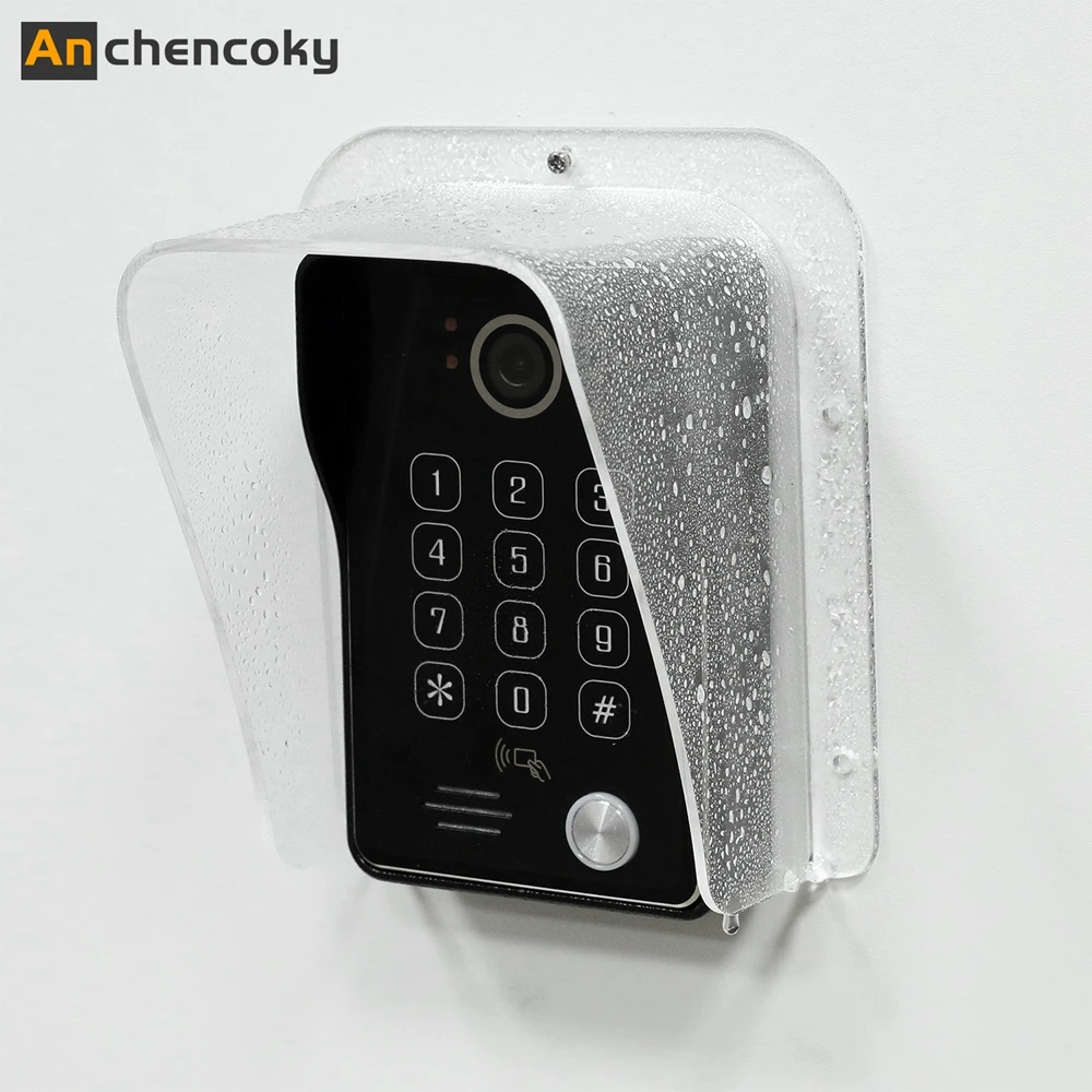 

Anchencoky Rain Cover Universal Type Call Panel Waterproof Cover for Smart Wifi Doorbell Camera and Home IP Video Intercom