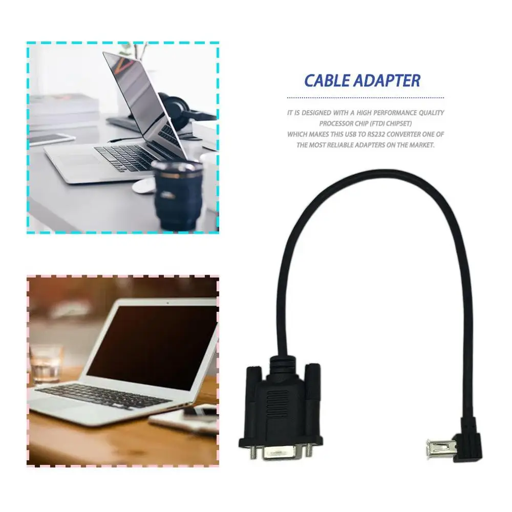 USB 2,0 A Female TO RS232 DB9 Female последовательный кабель адаптер конвертер Встроенный FTDI чипсет надежные адаптеры