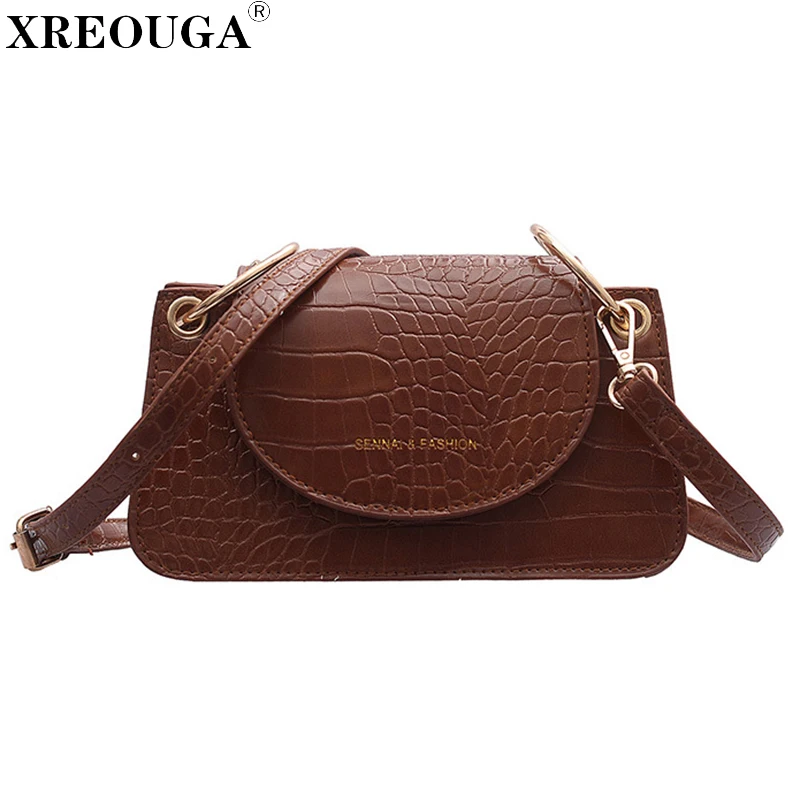 

Letter Print 2019 New Stone Pattern Mini Flap Bag Women Purse Trendy Shoulder Bag Luxury Cross Body Bag Messenger Bolsa Feminina