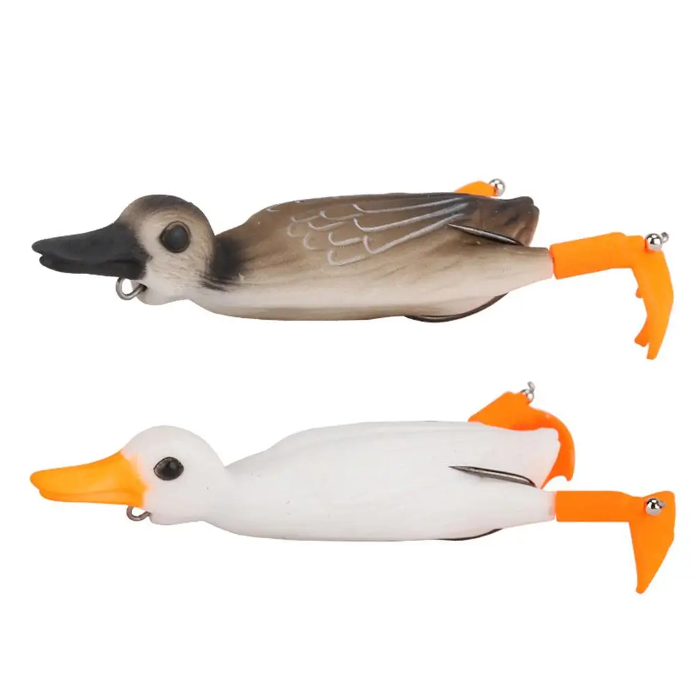  10CM Water Surface Simulated Swimming Duck Lifelike Fishing Lure Bait Tackle Kits For Freshwater Sa