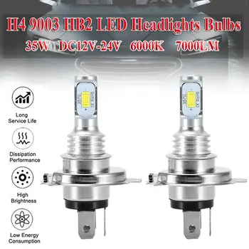 

H4 6000k 9003 HB2 CSP Car LED Headlights Bulbs Kit High Low Beam Canbus Super White Driving Fog Lamp Bulb