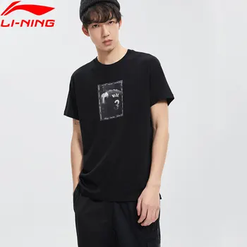 

Li-Ning Men Wade Series Short Sleeve Tee Round Neck 100% Cotton Regular Fit LiNing li ning Sport T-Shirts Tops AHSQ163 MTS3161