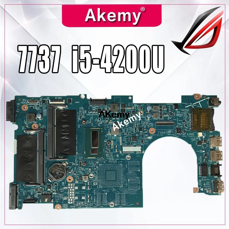 

For DELL INSPIRON 7737 Laptop Motherboard I5 CPU CN-0VHTPV 0VHTPV VHTPV CN-044PTM 044PTM 44PTM Tested 100% work