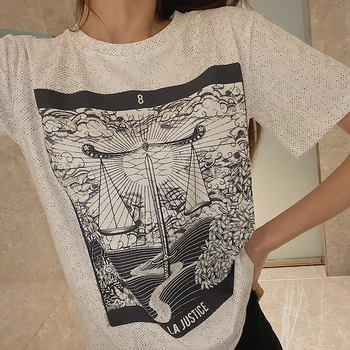 

New sleeve fashion T shirt women s style spring and summer loose half sleeve student shirt for men and women