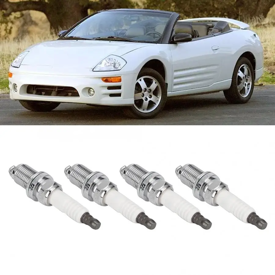 4 шт. автомобильная свеча зажигания MN163236 OEM Замена подходит для Mitsubishi Eclipse Galant Lancer автомобилей Искра+ вилка