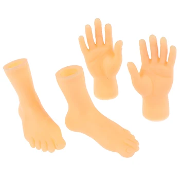 

Funny Cartoon Finger Hands and Finger Feet Set Creative Finger Toys for Children Educational Joke Fun Hand Horror Model Toys