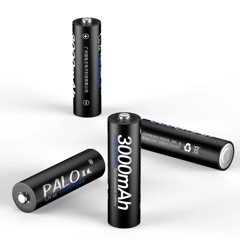 PALO Высокое качество 8 шт. 1,2 в AA аккумуляторные батареи для камеры игрушечные машинки и PALO бренд батареи