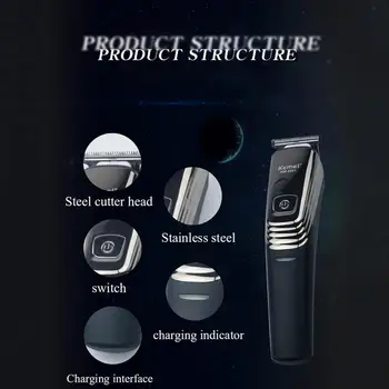 

Electric Hair Trimmer Personal Care 3-in-1 Charging Hair Clippers Scissors Engraving Knife Corner Knife Men's Care Suit Report
