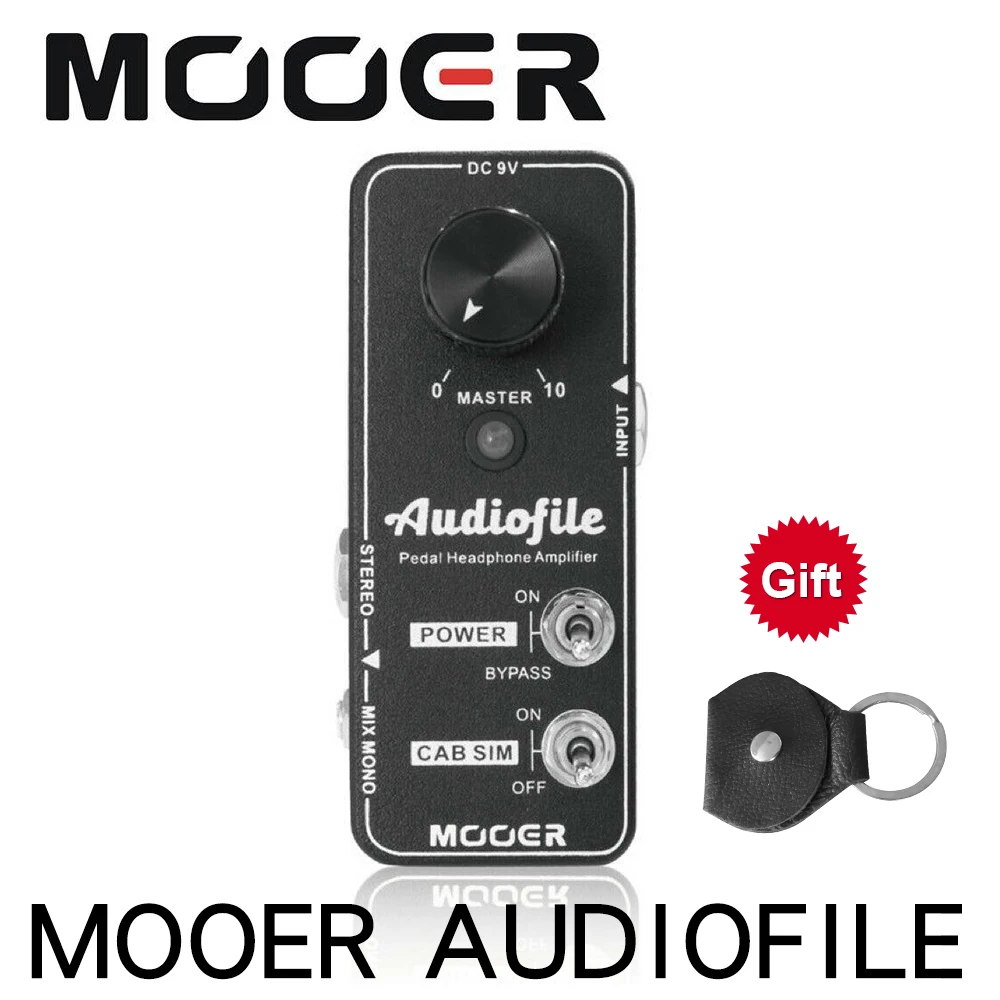 MOOER Audiofile Headphone Amplifier Effect Pedal Built-in Analog Speaker Cabinet Simulation True Bypass Full Metal Shell | Спорт и