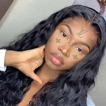 

Swinging Forest 180% Density Lace Wig Loose Deep Wave 13x4 Lace Front Wig Peruvian Human Hair Wigs 150% Remy Hair Pre Plocked