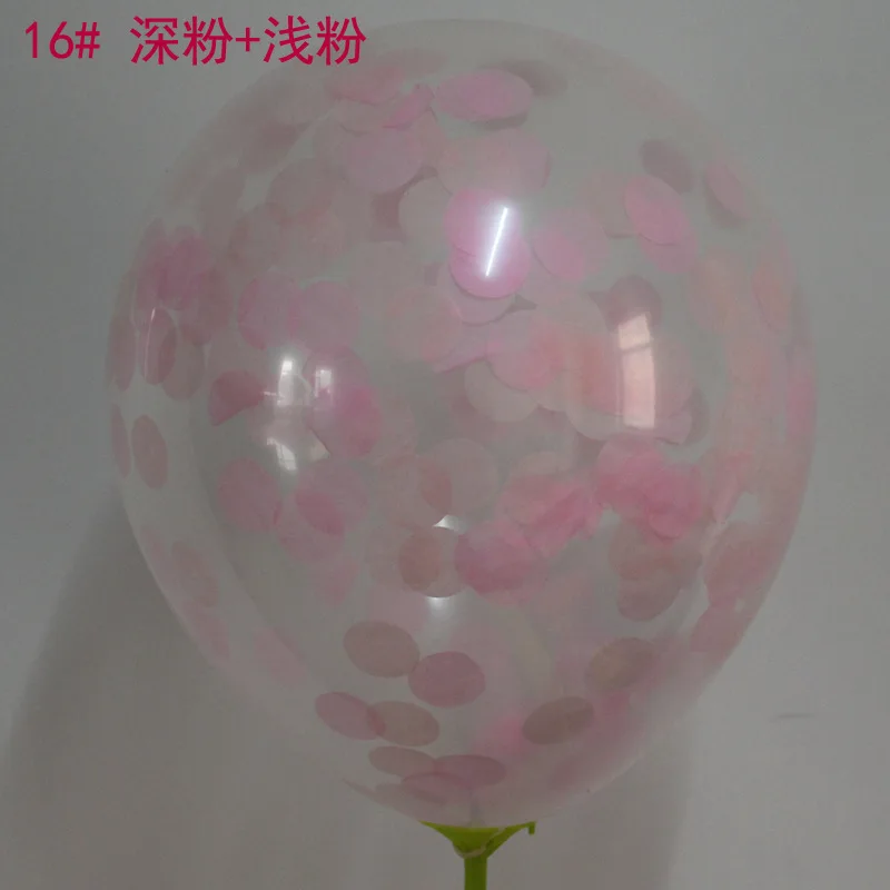 Amazon sells 12 inch round transparent emulsion wedding arrangement rose gold heart-shaped star confetti balloons 1bag